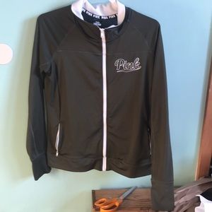 Pink zip up